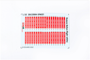 Eduard 3DL32004 Remove Before Flight (white) 1/32