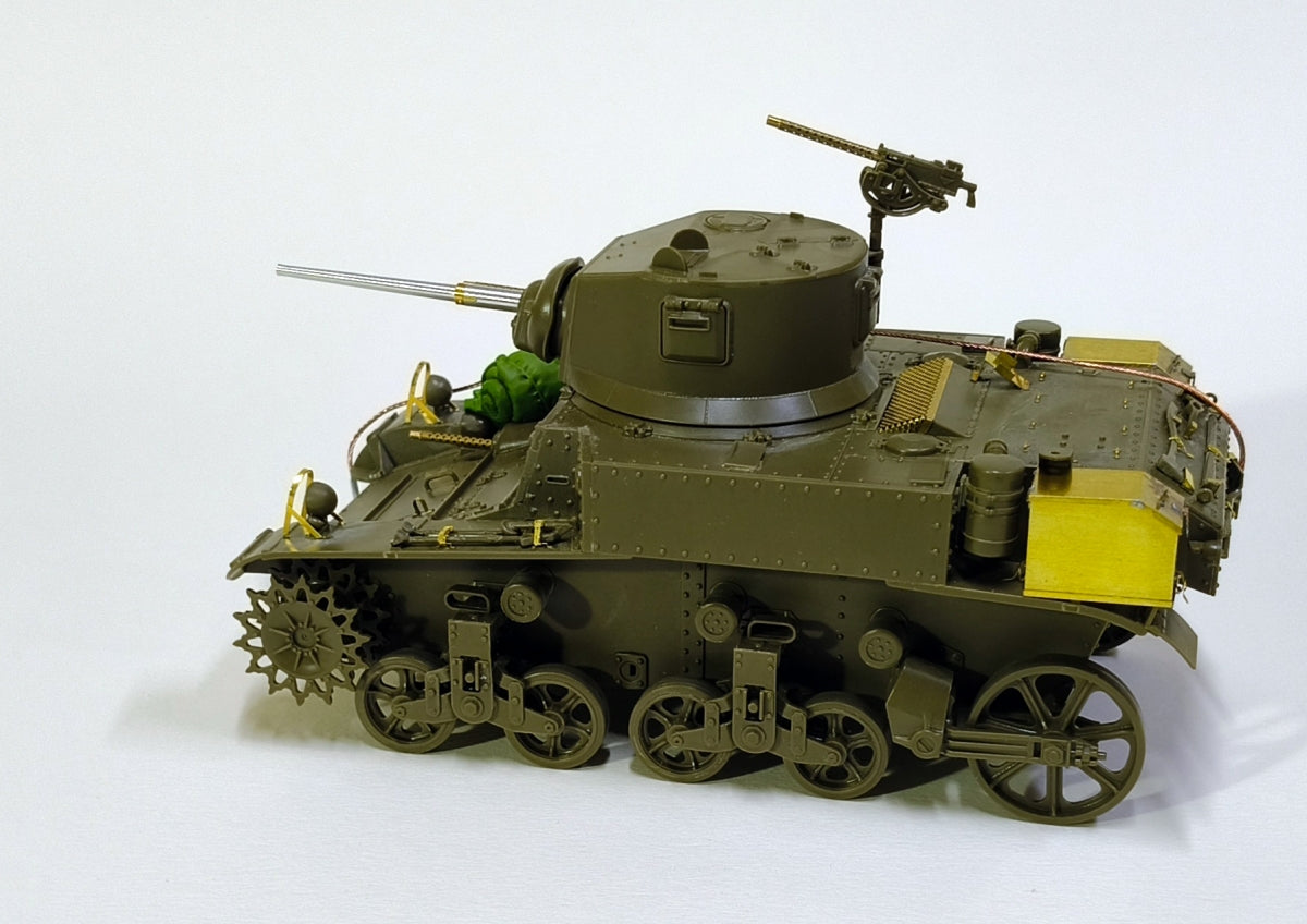 Eureka XXL ER-3583 Zestaw waloryzujący do czołgu lekkiego US M3 STUART Late Prod. dopasowany do modelu TAMIYA / Upgrade set for the US M3 STUART Late Prod. light tank, fits TAMIYA kit 1/35