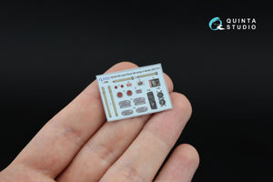 Quinta Studio QD+35139 Land Rover 88 series II family 3D-Printed &amp;amp; colored Interior on decal paper (AK Interactive) (with 3D-printed resin parts) 1/35 – image 3
