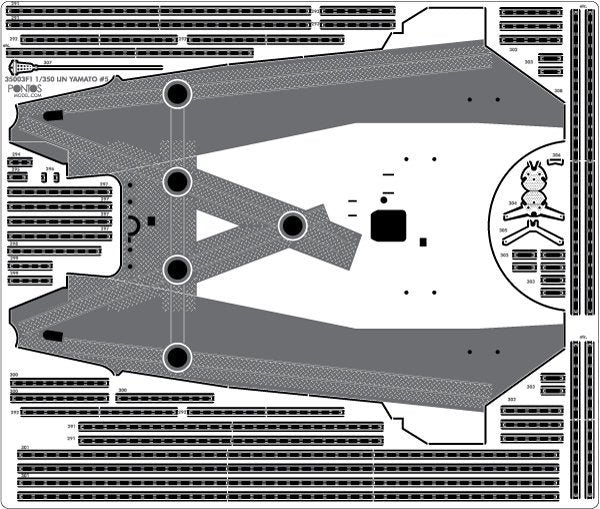 Pontos 35003F1 IJN Yamato Detail Up Set 1/350 – immagine 6