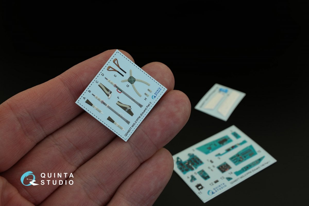 Quinta Studio QD48002 Yak-1 (early production) 3D-Printed &amp;amp; coloured Interior on decal paper (for all kits) 1/48 – zdjęcie 2