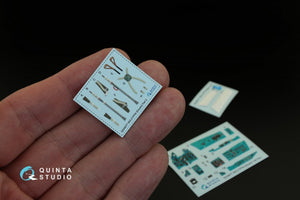 Quinta Studio QD48002 Yak-1 (early production) 3D-Printed &amp;amp; coloured Interior on decal paper (for all kits) 1/48 – zdjęcie 2