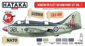 Hataka HTK-AS113 Modern RN Fleet Air Arm Paint Set Vol. 1 6x17ml – Bild 2