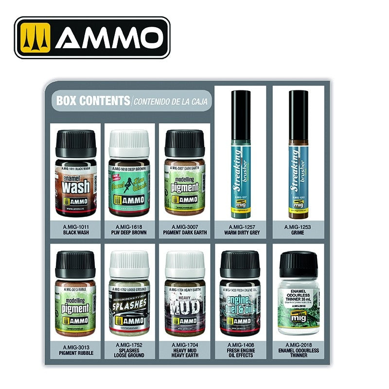 AMMO by Mig Jimenez 7820 Beginners Set - Weathering – Bild 2