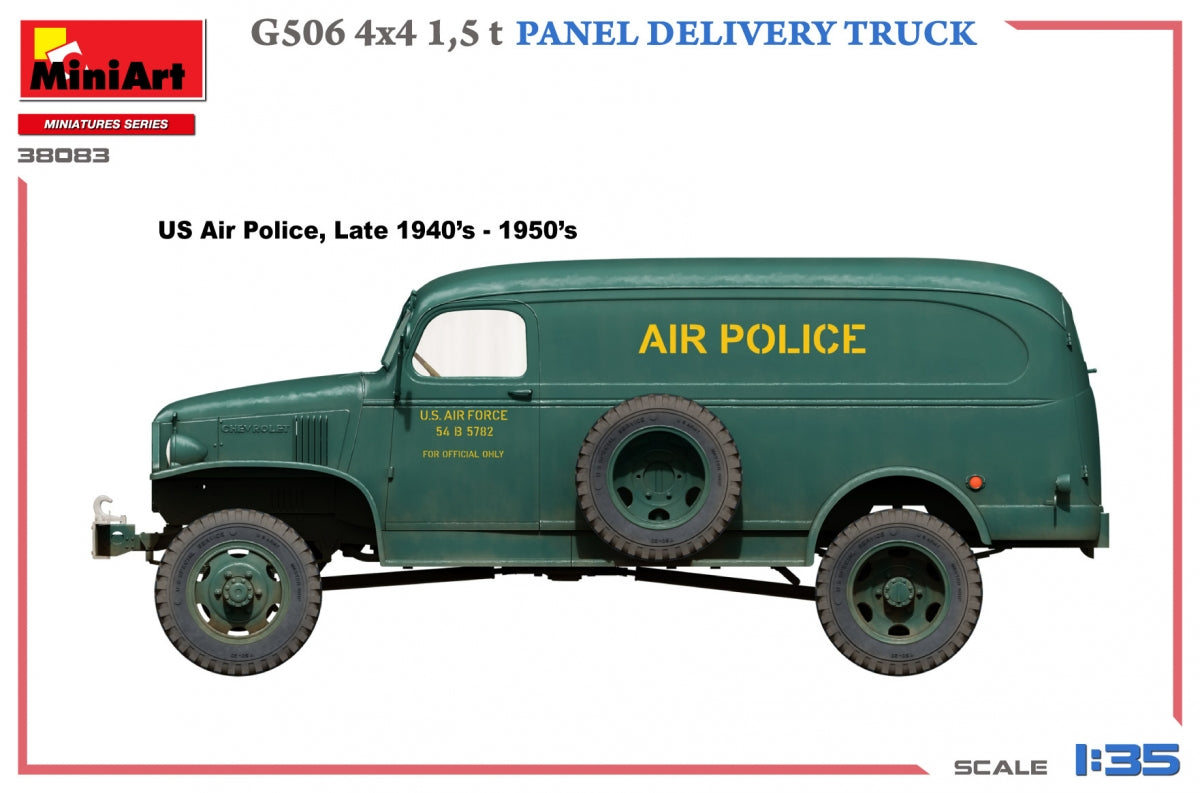 MiniArt 38083 G506 4x4 1,5 t Camion de livraison de panneaux 1/35 – image 6