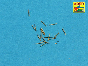 Aber 700 L-36 Set of 20 pcs 37 mm /54 Breda gun barrels for Italian Navy ships 1/700 – Bild 2
