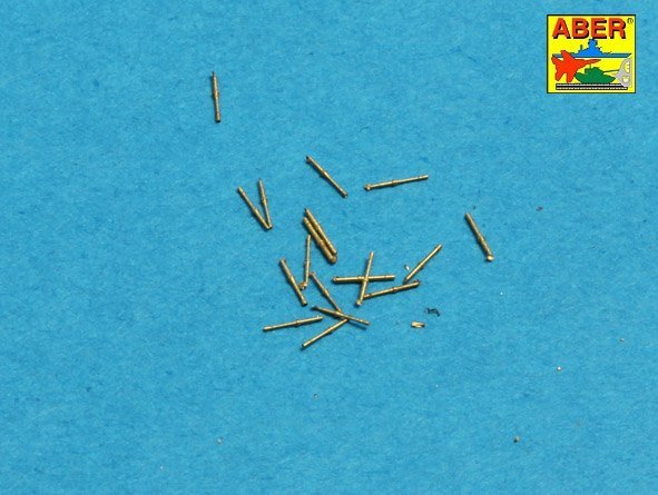 Aber 700 L-36 Set of 20 pcs 37 mm /54 Breda gun barrels for Italian Navy ships 1/700 – Bild 2