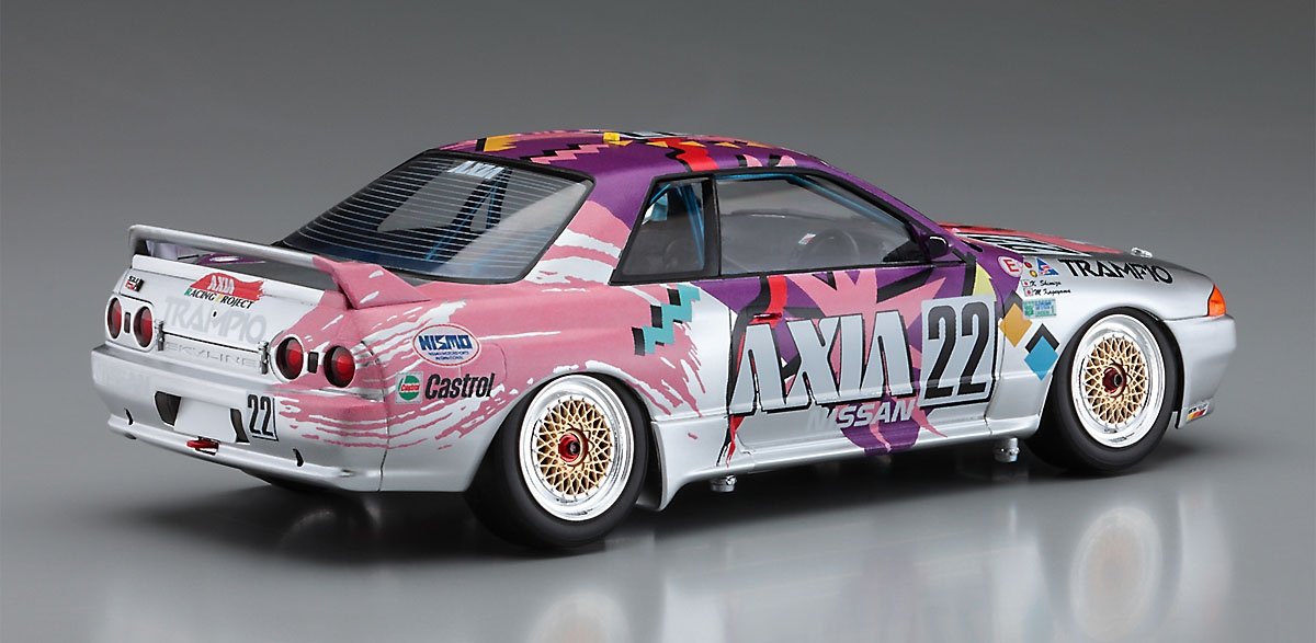 Hasegawa 20514 AXIA Skyline (Skyline GT-R [BNR32 Gr.A specification] 1991 JTC) 1/24 – immagine 3