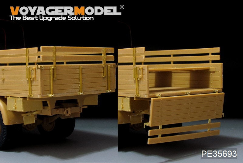 Camion cargo allemand Bussing Nag L4500A 4x4 de la Seconde Guerre mondiale, modèle Voyager PE35693, pour AFV 35270, échelle 1/35 – image 3