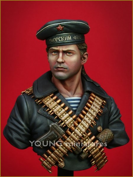 Young Miniatures YM1821 The Black Devil The Soviet Naval Infantry in the WW2 1/10 – Bild 7