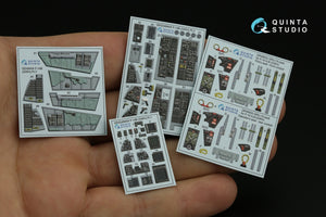 Quinta Studio QD48404 F-14B 3D-Printed &amp;amp; coloured Interior on decal paper (GWH) 1/48 – zdjęcie 7