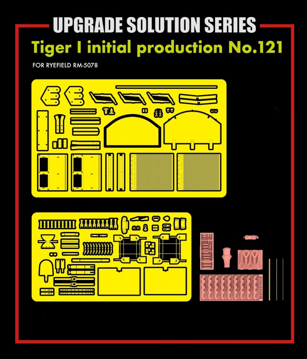 Rye Field Model 2038 TIGER I 121 initial production UPGRADE SOLUTION SERIES 1/35 – image 2