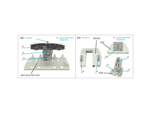 Quinta Studio QD72175 CH-47D 3D-Printed coloured Interior on decal paper (Trumpeter) 1/72 – immagine 2