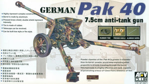 AFV Club 35071 Pak 40 Canon antichar de 75 mm (1/35)