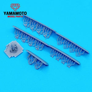 Yamamoto YMPTUN116 Racing Seatbelts 4 Points Set 1 - Black &amp;amp; Red 1/24 – image 5