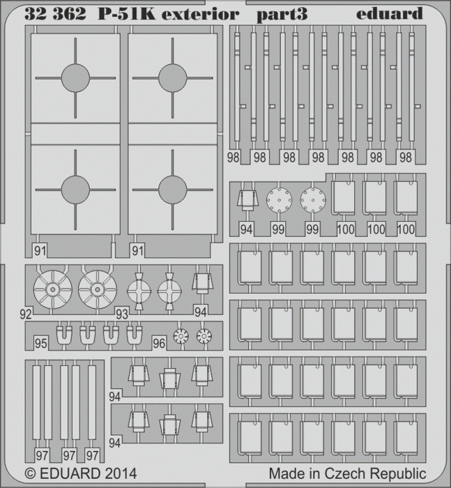 Eduard BIG3345 P-51K 1/32 Dragon – image 7