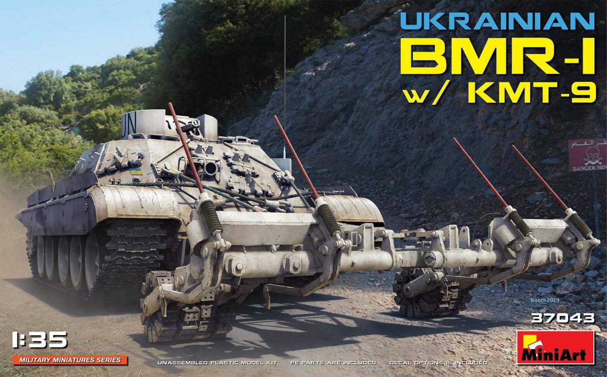 MiniArt 37043 UKRAINIAN BMR-1 w/KMT-9 1/35
