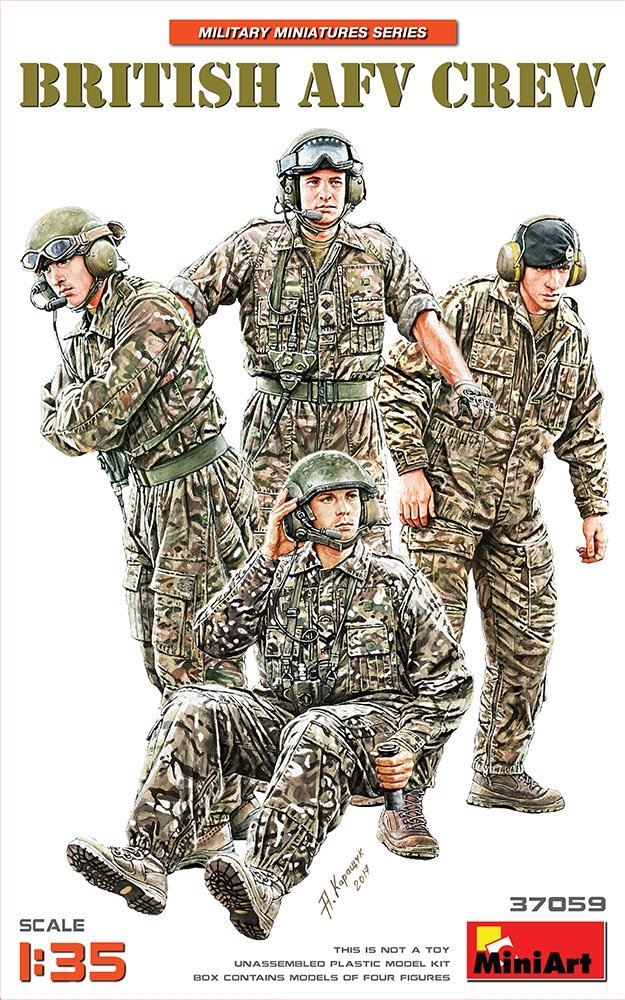 MiniArt 37059 British AFV Crew 1/35