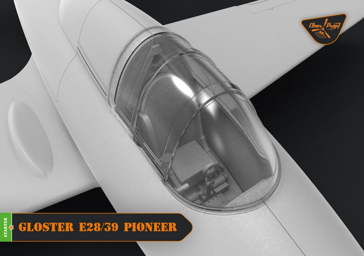 Clear Prop! CP72007 GLOSTER E28/39 PIONEER STARTER KIT 1/72 – Bild 7