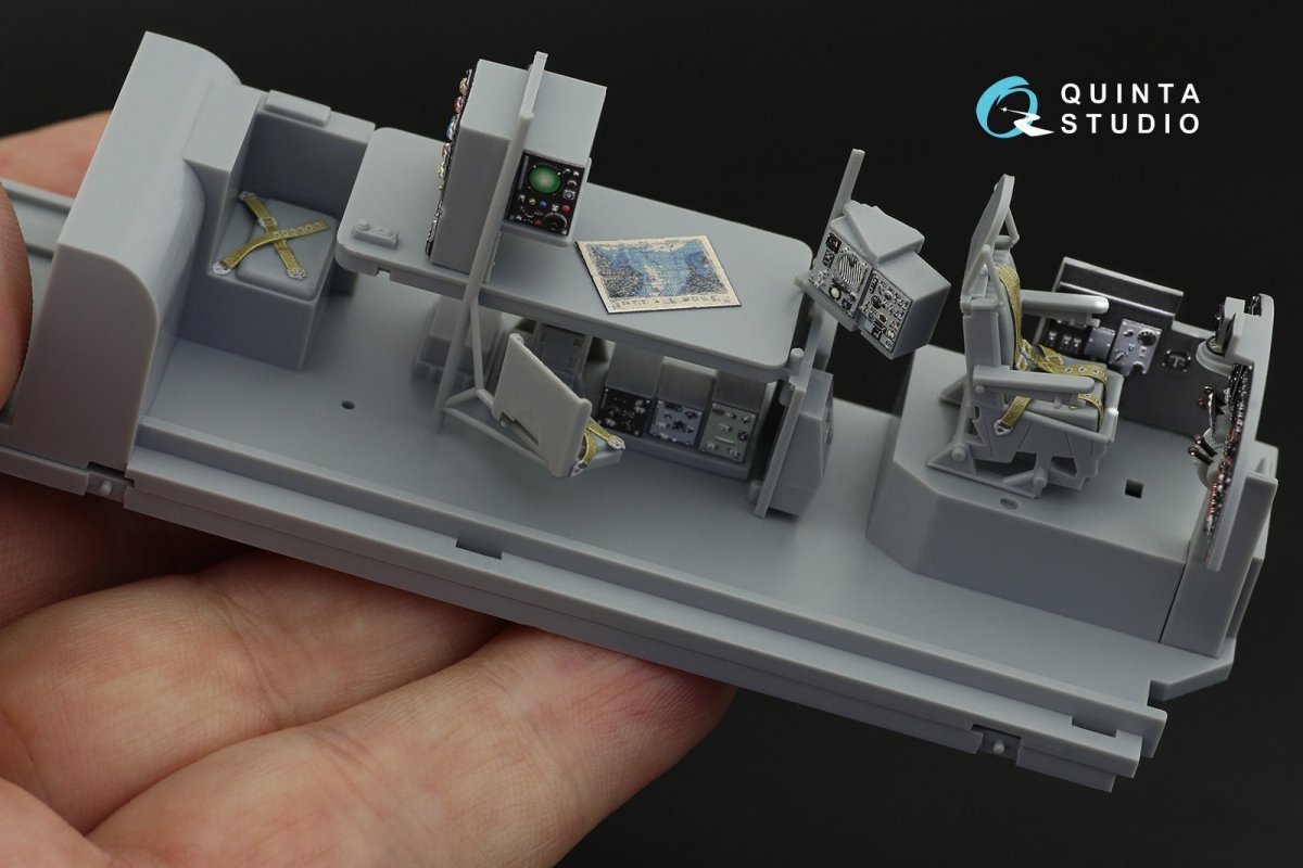 Intérieur imprimé en 3D et coloré sur papier décalcomanie Quinta Studio QD48248 Lancaster B Mk.I (HK Models) 1/48 – image 8