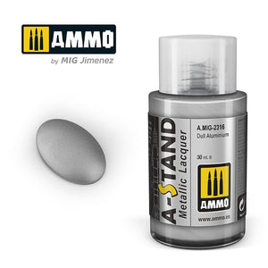 Munitions pour Mig 2316 A-STAND, cartouches en aluminium mat de 30 ml