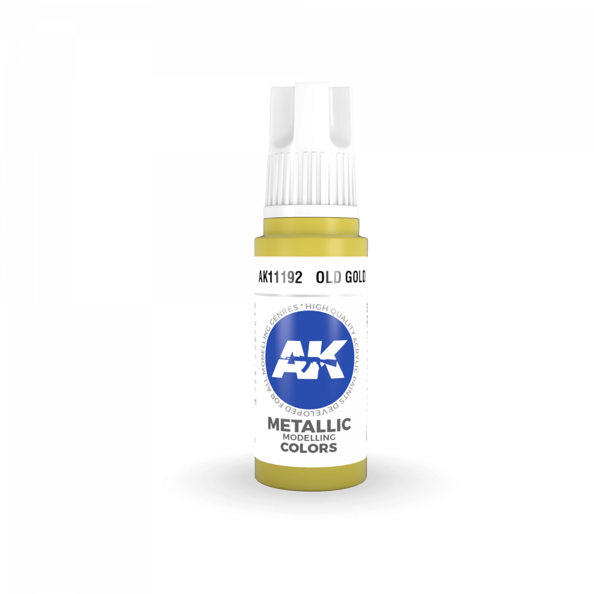 AK Interactive AK11192 OLD GOLD – METALLIC 17ml – imagen 2