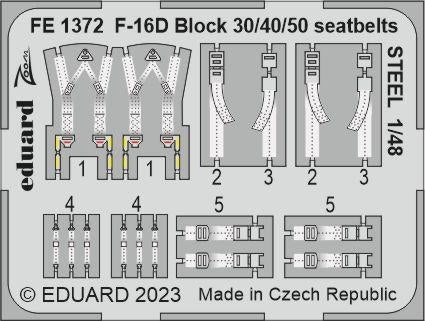 Eduard BIG49384 F-16D Block 30 Kinetic Model 1/48 – immagine 5