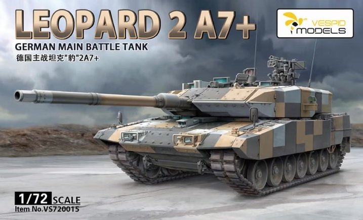 Maquette Vespid Models VS720015 Leopard 2 A7+ Char de combat principal allemand 1/72