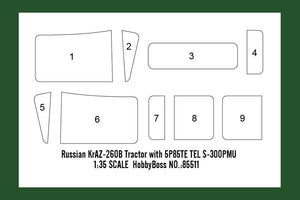 Hobby Boss 85523 Russian KrAZ-260B Tractor with MAZ/ChMZAP-5247G semitrailer 1/35 – image 5