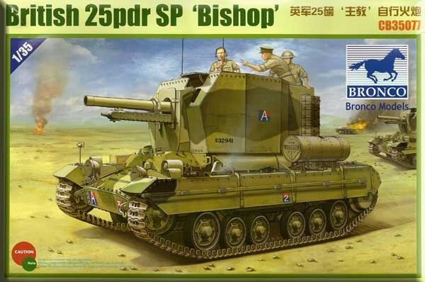 Bronco CB35077 Valentine 25 pdr SP Bishop 1/35