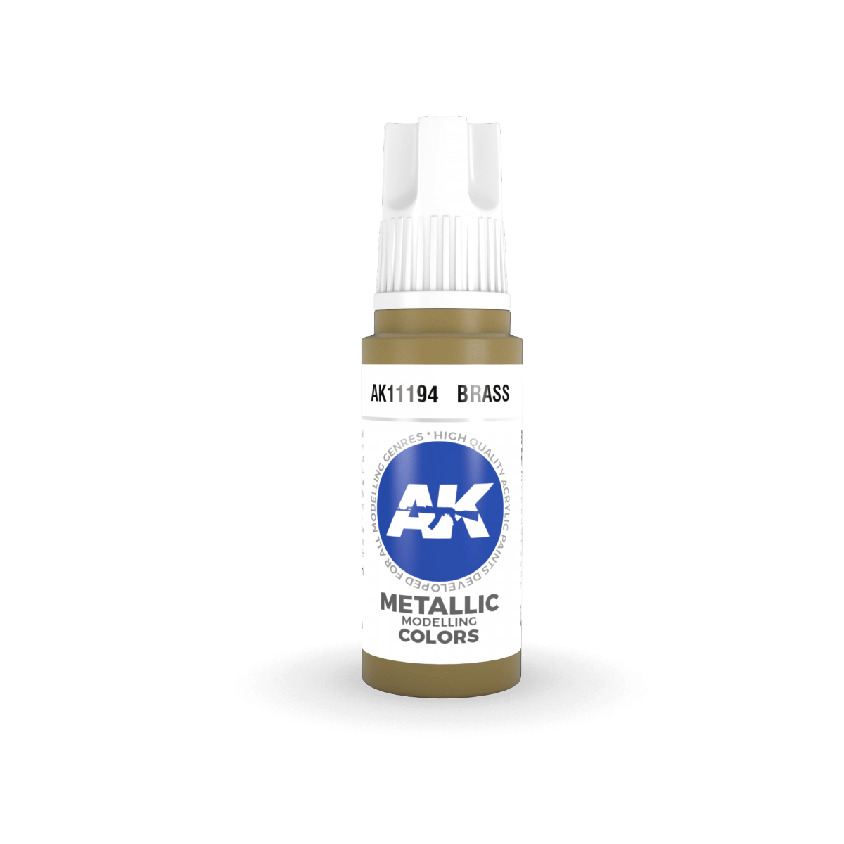 AK Interactive AK11194 BRASS – METALLIC 17ml – image 2
