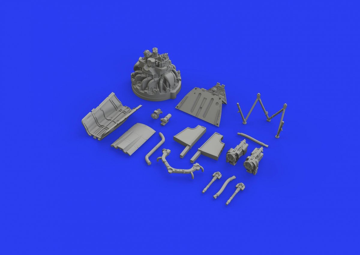Eduard 648462 Fw 190A-8 fuselage guns 1/48 EDUARD – imagen 3