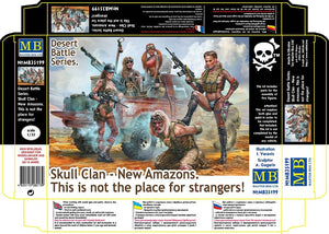 Master Box 35199 Desert Battle Series. Skull Clan - New Amazons. This is not the place for strangers! 1/35 – immagine 2