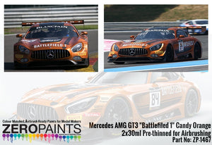 Zero Paints ZP-1467 Mercedes AMG GT3 Battlefiled 1 Candy Orange Paint 2x30ml – zdjęcie 2