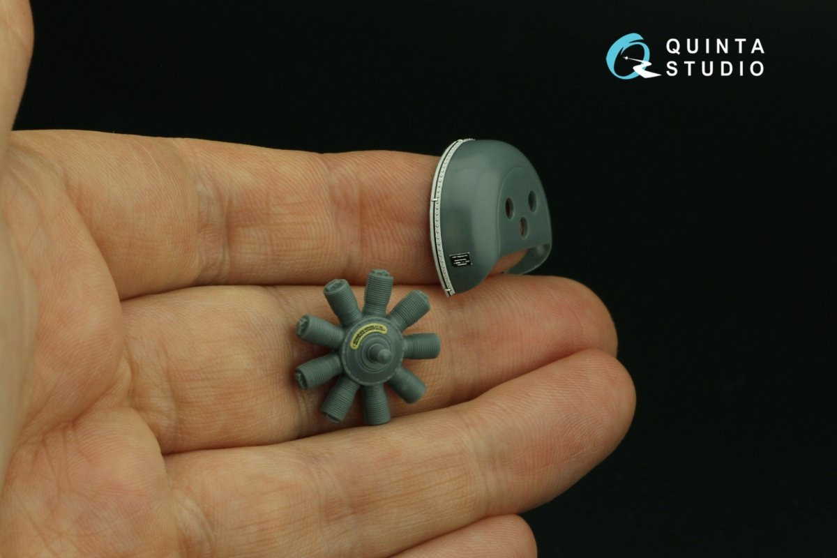 Quinta Studio QD48298 Fokker EV-DVIII 3D-Printed &amp;amp; coloured Interior on decal paper (Eduard) 1/48 – zdjęcie 8