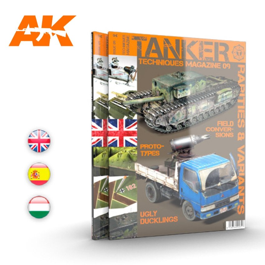 AK Interactive AK4835 TANKER ISSUE 09 : RARESTÉ ET VARIANTES (ANGLAIS)