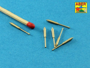 Aber 35L-221 Set of barrels for US M16A1 or M231 5,56mm gun barrels x 6 pcs. 1/35 – immagine 2