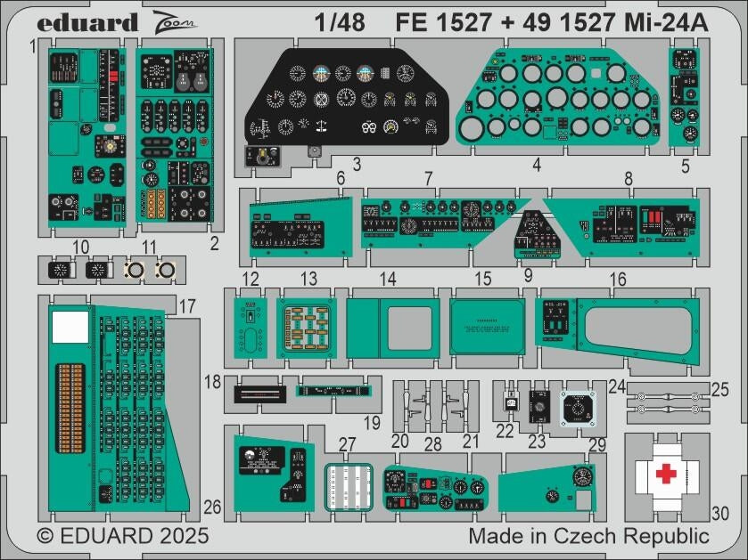 Eduard 491527 Mi-24A TRUMPETER 1/48 – immagine 2