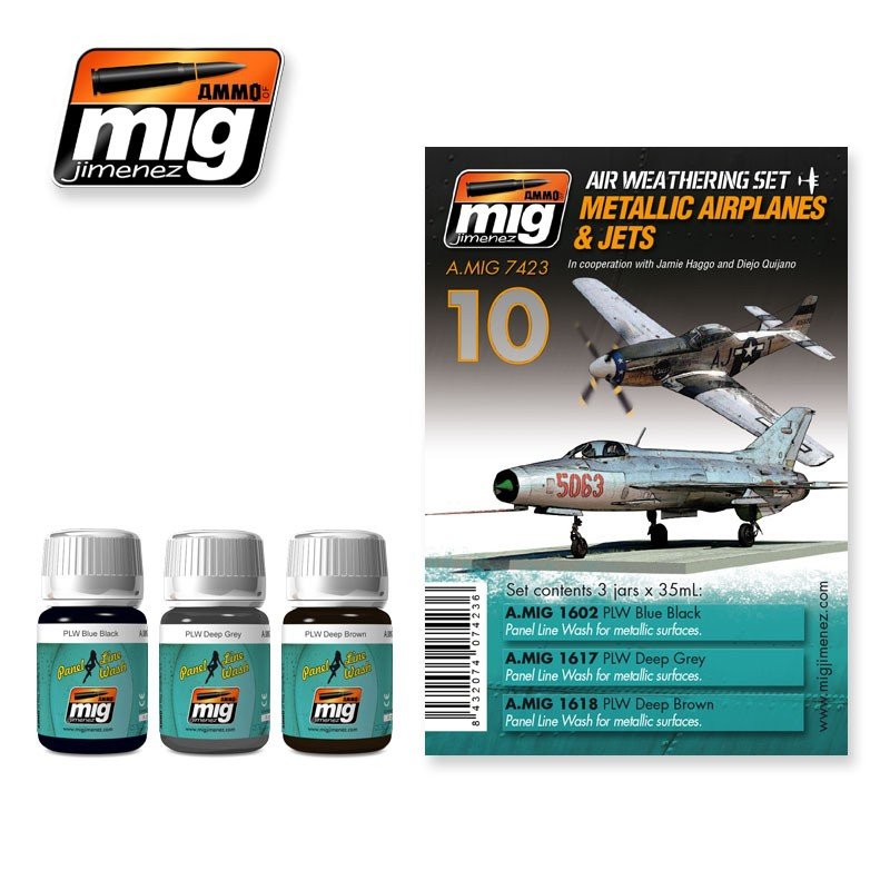 AMMO of Mig Jimenez 7423 METALLIC AIRPLANES &amp;amp; JETS