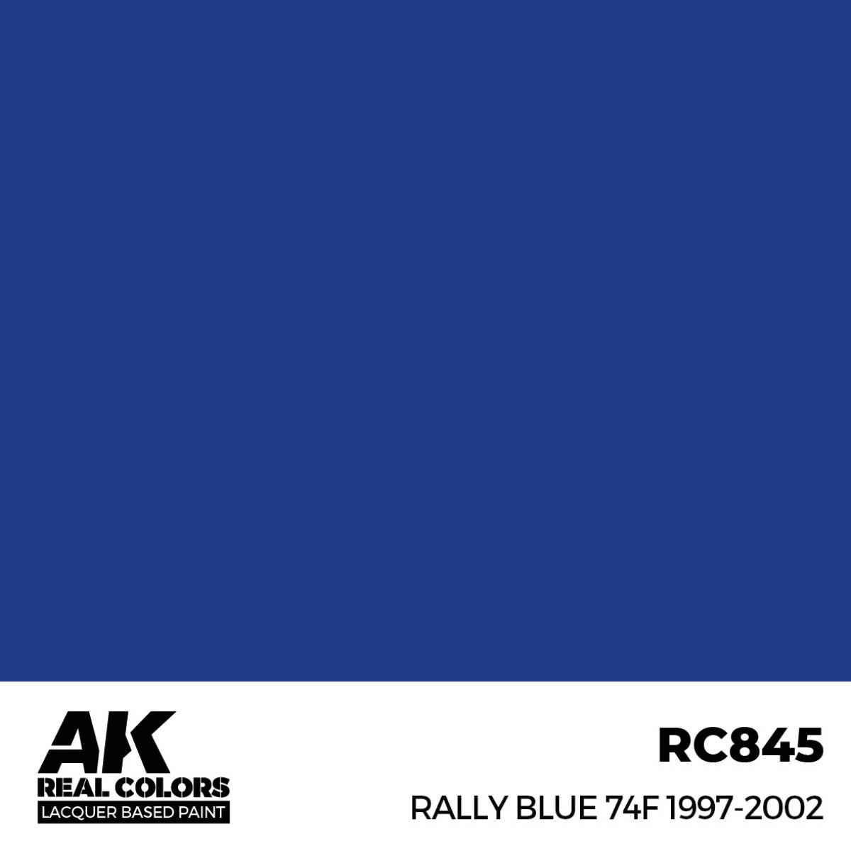 AK Interactive RC845 Rally Blue 74F 1997-2002 17 ml