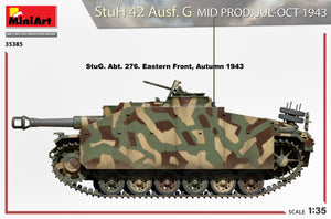 MiniArt 35385 StuH 42 Ausf. G MID PROD. JUL-OCT 1943 1/35 – immagine 8
