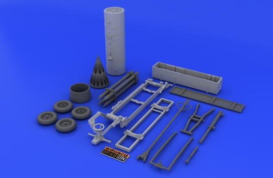 Eduard 648046 Rocket launcher B-8M1 and loading cart 1/48 – imagen 7