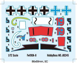 Hobby Boss 80244 Fw 190A-8 1/72 – immagine 2