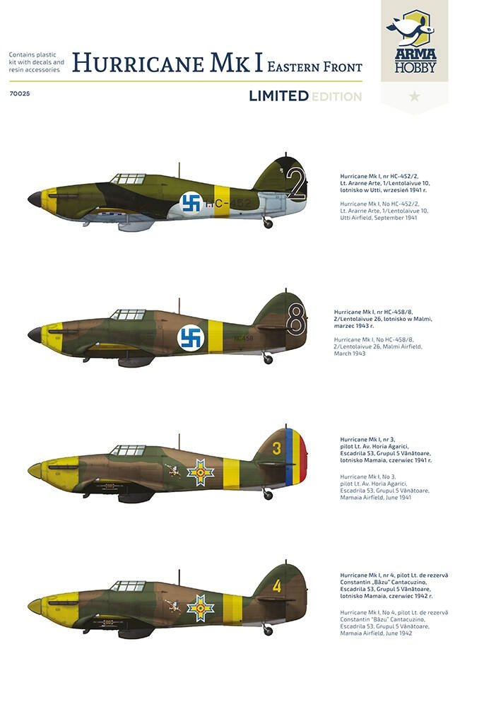 Arma Hobby 70025 Hurricane Mk I Eastern Front - Limited Edition 1/72 – Bild 2