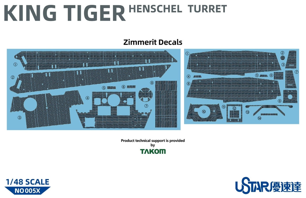 Suyata NO-005 King Tiger Henschel Turret With Full Interior 1/48 – immagine 5