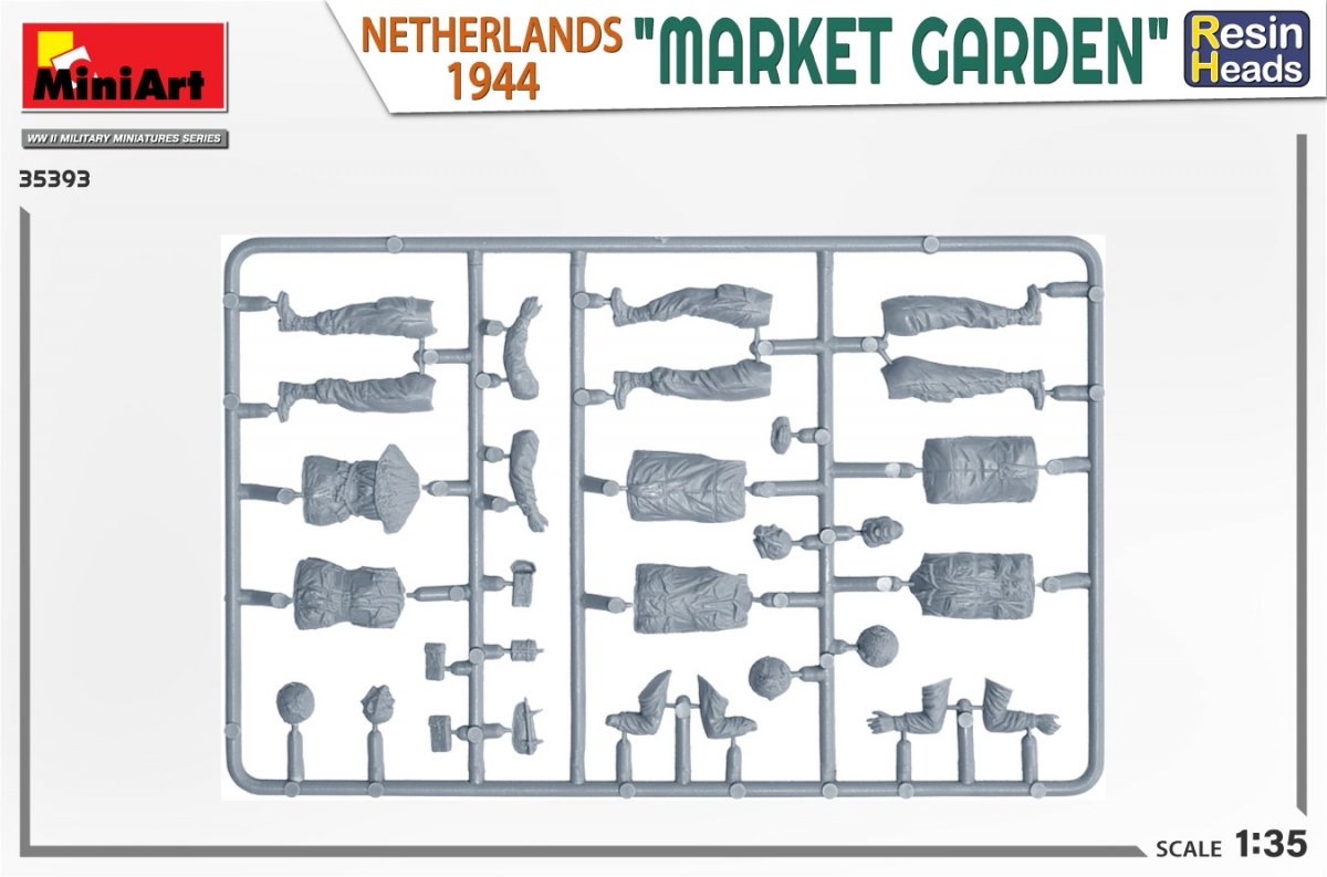 MiniArt 35393 MARKET GARDEN NETHERLANDS 1944. RESIN HEADS 1/35 – immagine 6