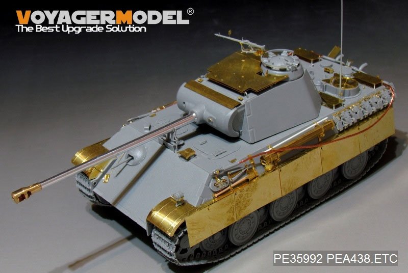 Voyager Model PEA438 WWII German Panther A/G Pz.Rgt.26 Anti Aircraft Armor（For TAKOM 2119/2120/2121) 1/35 – Bild 5