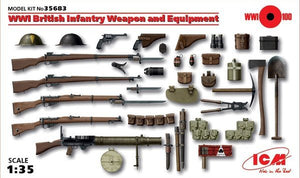 ICM 35683 WWI British Infantry Weapon and Equipment 1/35