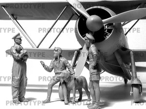 ICM 32110 Italian Pilots in tropical uniforms 1/32 – Bild 3