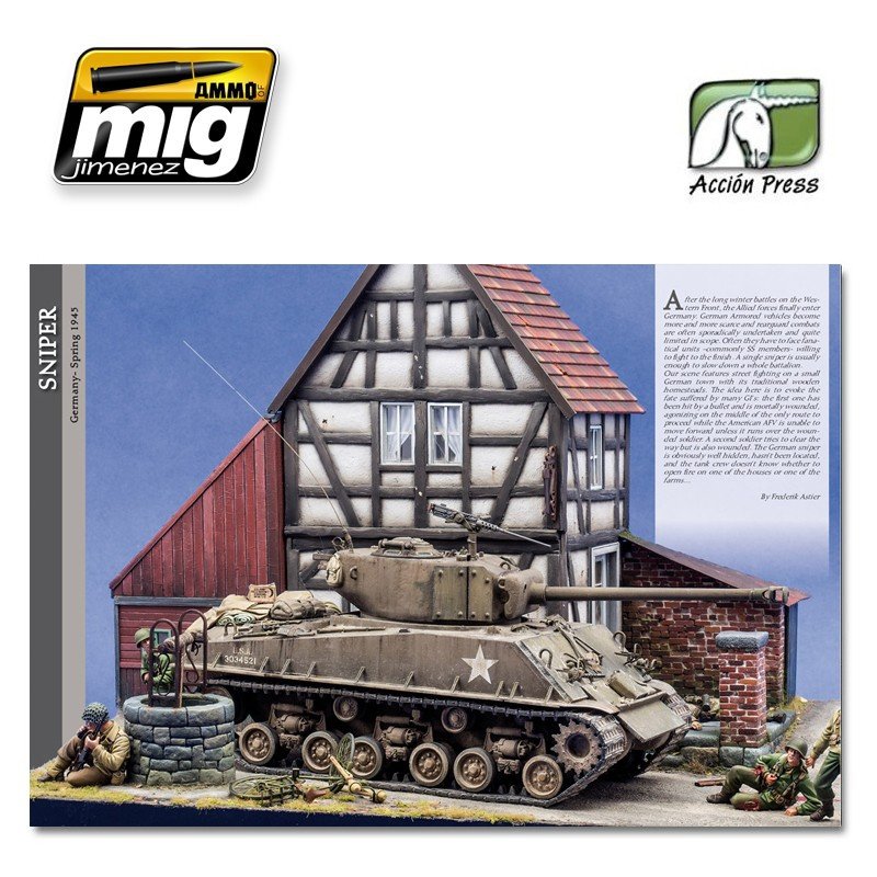 AMMO of Mig EURO0012 Jimenez LANDSCAPES OF WAR: THE GREATEST GUIDE - DIORAMAS Vol.III - Rural Enviroments (English) – zdjęcie 7